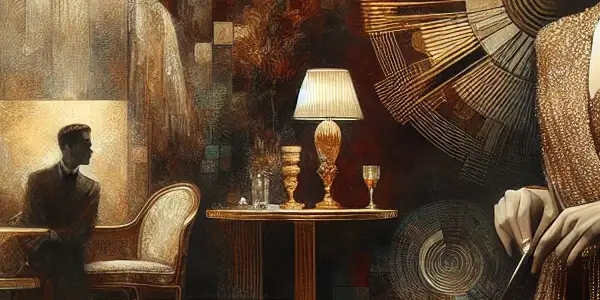 A sophisticated and intimate portrayal of a graceful female figure inspired by actress Natsumi Yuki in a dimly lit room.